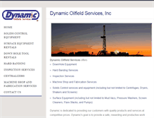 Tablet Screenshot of dynoilsvcs.com